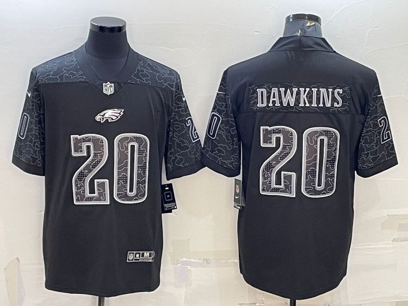 Men Philadelphia Eagles #20 Dawkins Black Reflector 2022 Nike Limited NFL Jersey->philadelphia eagles->NFL Jersey